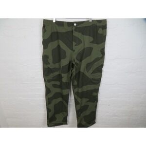 Air Jordan Essentials Chicago Cargo Pants Mens 2XL Green Camo Woven Casual